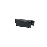 Bud Industries CU-4123-B Enclosures Econobox Diecast Aluminum Box with Mounting Bracket (3.6 X 1.2 X 1.5 In)