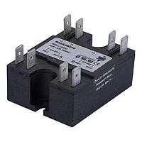 Carlo Gavazzi RA2A23D25 SSR 2-pole panel mount SSR, Zero-cross switching, dual control, Operating voltage (Ue): 24 - 265 Vac (650 Vp), Rated current (Ie): 25 Aac, Control voltage (Uc): 4.5 - 32 Vdc