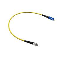 Megladon Manufacturing 1ABS2-001M Fiber Optic Cable Assemblies SM Schlc/Fchlc 3MM Simplex Indoor Riser 1 Meter