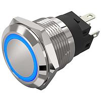 EAO 82-5151.2124 Anti-Vandal Blu RingLED 24VAC/DC 19mm QC Flush Maint
