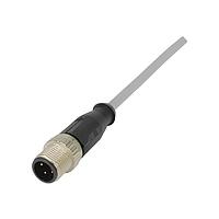 HARTING 21348400484100 Sensor Cables / Actuator Cables M12-A 4PIN MALE STRT SINGLE END 10.0M PVC