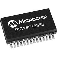 Microchip Technology PIC16LF15356T-E/SS MCU's 28KB, 2KB RAM, 26x I/O, 4xPWMs, Comp, DAC, ADC, CWG, 2xEUSART, 2xSPI/I2C