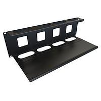 Hammond Manufacturing PCMDD19005BK1 Cable Managers Cable Manager w/Door Horizontal 3U x 19"