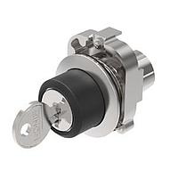EAO 45-290F.3000.113 Switch Actuators Keylock switch actuator 3 positions Maintained(a)-Rest(a)-Maintained(a) 45? front metal housing plastic