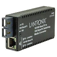 Lantronix M/E-PSW-FX-02(SM)-UK Media Converters MINI 10/100BASETX TO 100BASEFX SWITCH, SC SM, 20KM W/UK