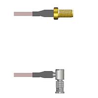 Amphenol Custom Cable Q-2V05G0005010i RF Cable Assemblies SMA-SJ/HDBNC-RP G316 10I