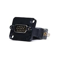 NEUTRIK NADB15MF-B D-Sub Adapters & Gender Changers DSUB15 M/F DSHELL BK FEEDTHROUGH