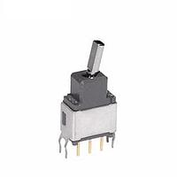 NKK Switches A13HB Process Sealed Subminiature Toggles ON-OFF-ON .248 FLAT STRT BRKT PC .4VA