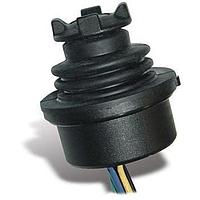 OTTO HTL4-512131DD12 Linear Hall Effect Finger Joystick Ext. Bat Hndl Boot 0.970in SQ.Black