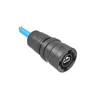 Amphenol Commercial Products MSPEP6P2870 Modular Connectors / Ethernet Connectors SPE IP67 Plug, Push Pull Lock, IDC, 28/7 to 26/7 AWG, Cable OD 0.216" to 0.252", 1 Grommet
