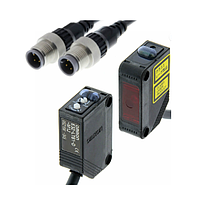 OMRON E3Z-LT61 Compact Laser Photoelectric Sensor with Built-in Amplifier (Through-beam, 60000 mm, NPN, M12)