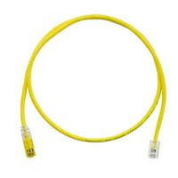 Panduit UTPKCH5YL Cat 5e Keyed Copper Patch Cord, Cat 5e, Yellow