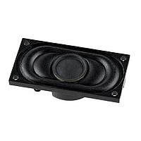 Same Sky (formerly CUI Devices) CMS-402008-18SP Micro speaker, 40 x 20mm rectangle, 8mm deep, cloth, Nd-Fe-B,  1.5W, 8ohm, 550Hz, Solder Pad