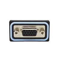 NorComp HDF-S15-203L011 High Density D-Sub Connectors 15 pin solder cup F flash 4-40 int thrd