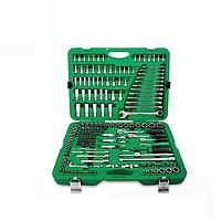 TOPTUL GCAI216R 1/4", 3/8" & 1/2" DR. Flank Socket Wrench Set (216PCS)
