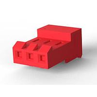 AMP Connectors - TE Connectivity 3-641219-3 Receptacle Assembly 03P MTA156 CONN ASSY 22AWG RED