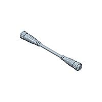 Amphenol LTW AA-BU12FL-BUFL-LA010 Sensor Cables / Actuator Cables Ceres, Standard Size, Plastic, 2A, 12 pins, Female Connector, Female Contact, Straight-to-Straight, 2 Points Lock, Overmolded Double Ended, Length 10000mm, IP66