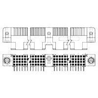 AMP Connectors - TE Connectivity 5532920-6 High Speed / Modular Connectors RECPT 440P 4ROW R/A HDI
