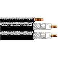 Belden 1840A 010500 Coaxial Cables 18AWG 2C SHIELD 500ft SPOOL BLACK