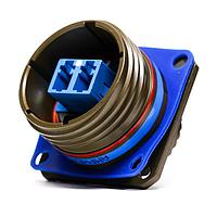 Amphenol FSI LCFTV20GN Connectors LC Field Sqr Flange Rcpt Assy Olive Drab