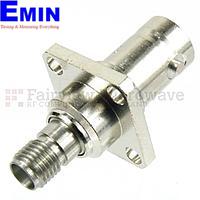 Fairview Microwave SM4708 4 Hole Flange SMA Female to BNC Female Adapter (4 Ghz)