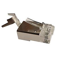 Adam Tech MTP-88-W-S-C8-A Strain Relief CAT8 PLUG, 8P8C, 30U PLATING, SO