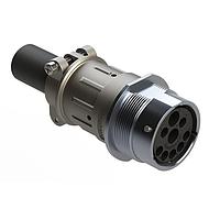 Amphenol SINE Systems AHDBM04-24-91PR-059 Receptacles Size 24, 9 Position ISOBUS Receptacle Kit, Pin, Reduced Seal, Wide Thread Adapter (WTA), Cable Clamp Backshell, Break-Away
