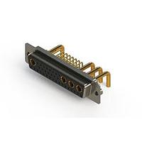 EDAC 630-36W4650-2NA Mixed Contact D-Sub Connectors Right-angle Power Combo D-Sub Connector