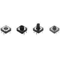 APEM MJTP1212A Basic Switch 12 mm square tact round actuator