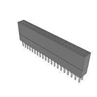 Samtec ESW-120-23-S-D Stackthrough .100" Elevated Socket Strip
