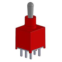 Dailywell 2AD3T2A02M6QES Toggle Switches DPDT ON-OFF-ON R ANG