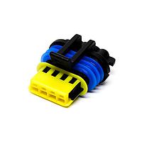 Aptiv 15336035 Connectors ASM CONN 4 F GT 150 BLACK, SEALED