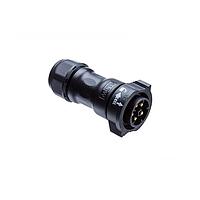 Amphenol LTW DD-14BFMA-QL8AN0 Standard Circular Connector X-Lok, Large Size, Plastic, 5A, 14 pins, Female Connector, Male Contact, Straight, Push Lock, Crimp, Field Installable without Pin, F8.0 - F14.0mm, IP68