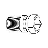 Amphenol RF 531-40148 RF Adapters - In Series STRAIGHT PLUG-JACK ADAPTER 75 OHM