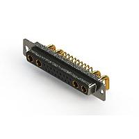 EDAC 630-21W4240-2N1 Mixed Contact D-Sub Connectors Right-angle Power Combo D-Sub Connector
