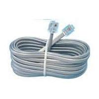 AIM-Cambridge / Cinch Connectivity Solutions 32-1454 Telecom Cable 25 Ft Mod Phone Cord 25 Feet Gray