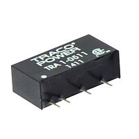 TRACO Power TRA 1-2423 Isolated Product Type: DC/DC; Package Style: SIP; Output Power (W): 1; Input Voltage: 24 VDC +/-10%; Output 1 (Vdc): 15; Output 2 (Vdc): -15; Output 3 (Vdc): N/A