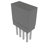 Samtec ESQ-104-13-L-D Sockets Elevated Socket Strip