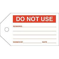 AMP Connectors - TE Connectivity QMT123 Labels TAG DO NOT USE Sold by Pack of 100