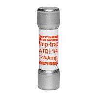Mersen ATQ1-1/4 PCB Mount Fuse Fuse,Midget,Time Delay,PC Mount,10kA,500VAC,1-1/4A