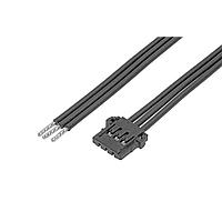 Molex 219657-2031 Discrete Wire Pico-Lock F-S OTS Cbl Assy SR 100mm Au 3Ckts Blk