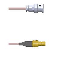 Amphenol Custom Cable Q-0I03J0001024i RF Cable Assemblies BNC-SP/SMB-SJ G178 24I