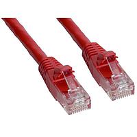 Amphenol Cables on Demand MP-64RJ45UNNR-009 Cat 6 CAT 6 UNSHIELDED, RED, 9'