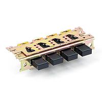 Switchcraft 65081K206X Standard Switches DW MULTI-SW ASSEMBLY 8 STATION W/ LOCK