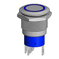 Dailywell MPB19-A0F10R-712-JQ Pushbutton Switches 19mm Metal Pushbutton Switch