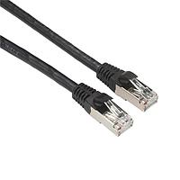 Amphenol Cables on Demand MP-6ARJ45SNNK-003 Cat 6a CAT6A SHIELDED RJ45 BLACK 3'