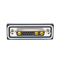 NorComp CDFV13W3213L211 Mixed Contact D-Sub Connectors 13W3 vert soldr F FL 4-40 int thrd 20 Amp