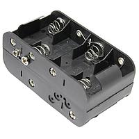 Eagle Plastic Devices 12BH281B-GR Battery Holders 8 C W/SNAPS