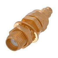 Johnson / Cinch Connectivity Solutions 142-0302-406 Connectors JACK ASM,STR Cabled BKHD,RG178,SMA