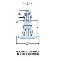 Heyco 10441 PCB Support HLCBSC10-12M NATURAL NYL PCB Support